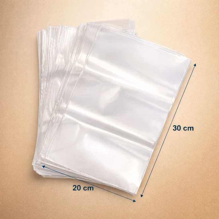 Bolsas de Polietileno Gruesas 20 × 30 cm